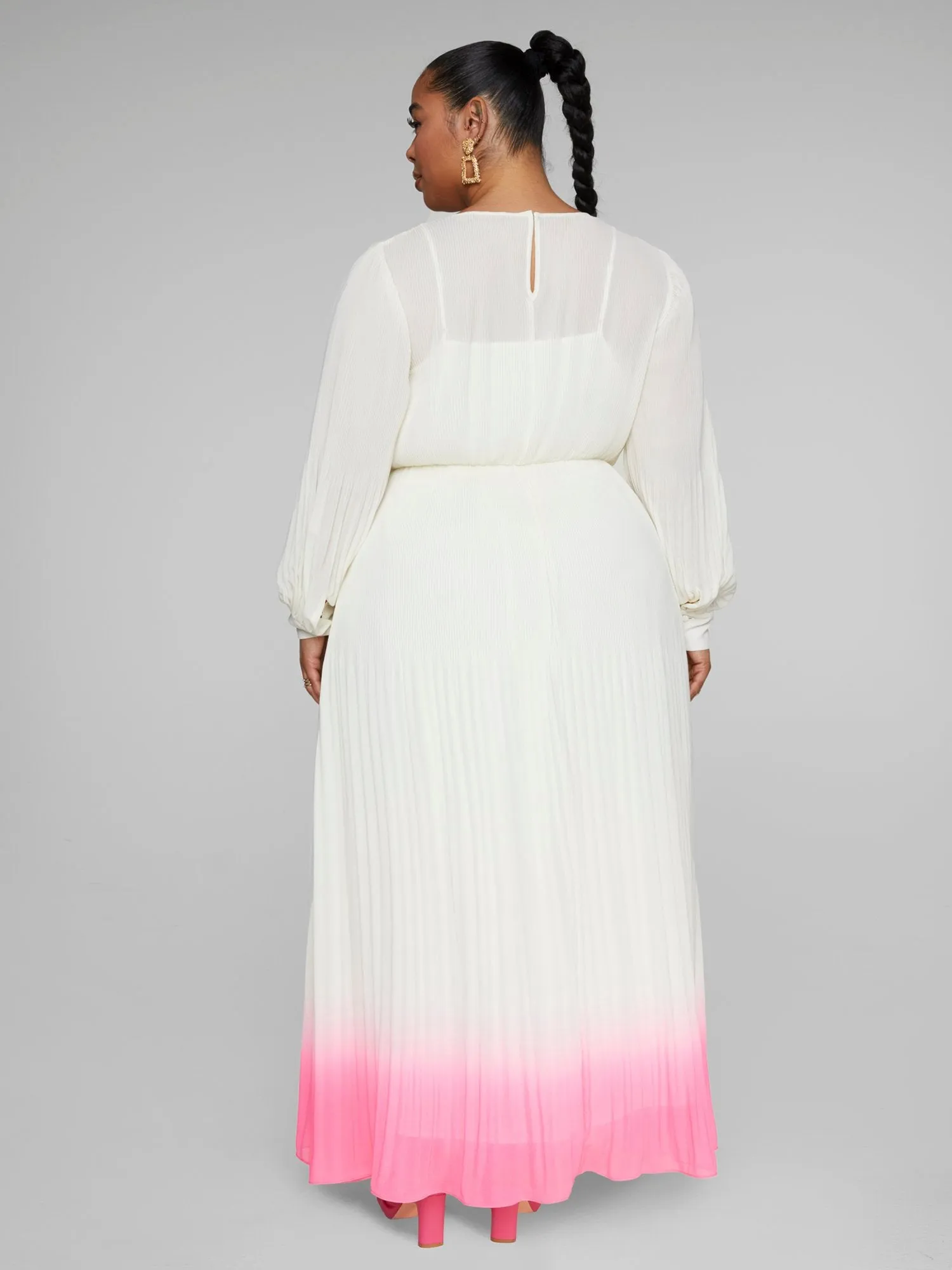 Alexandra Maxi Dress with Dip Dye Hem - Gabi Fresh x FTF