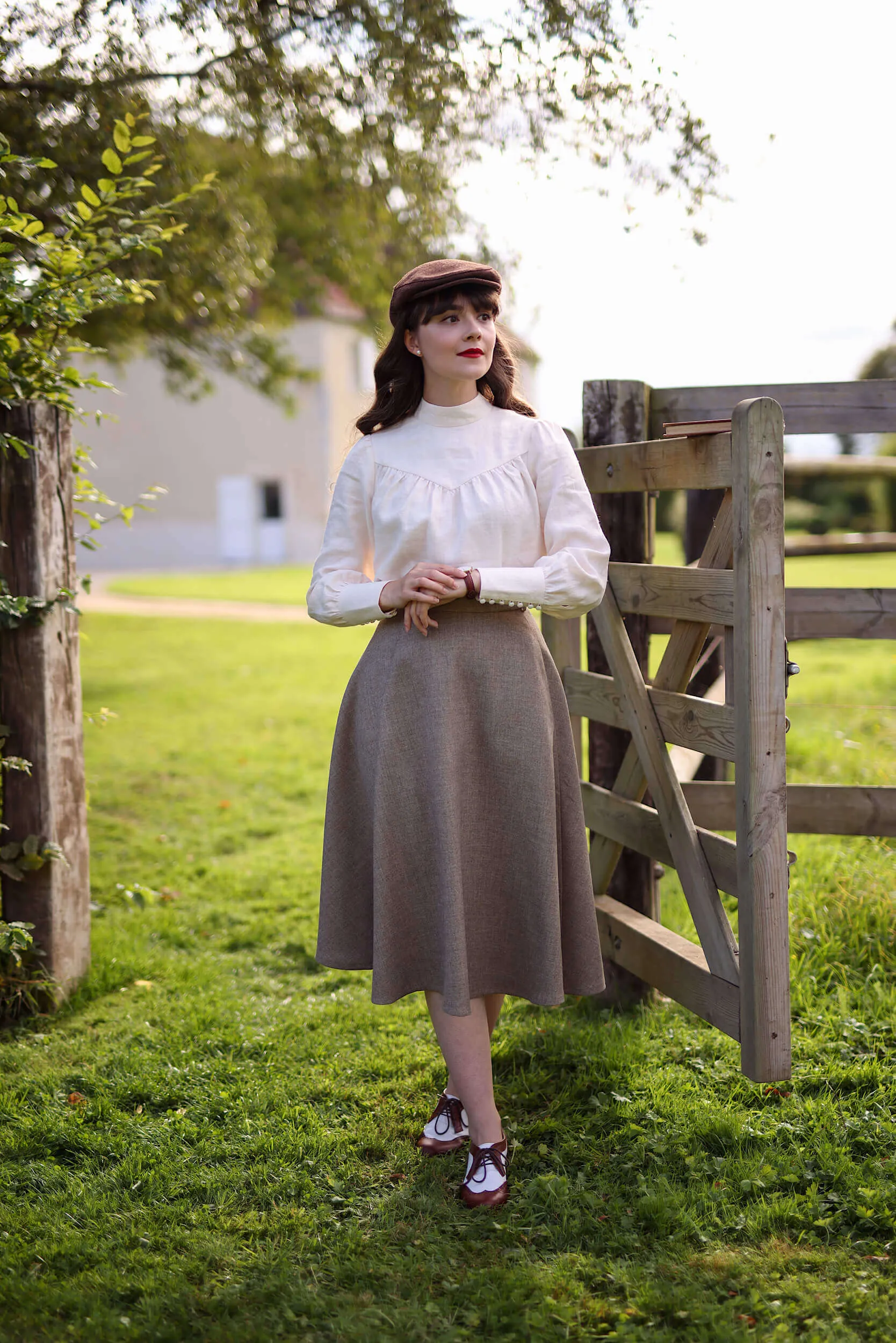 Audrey Wool Skirt