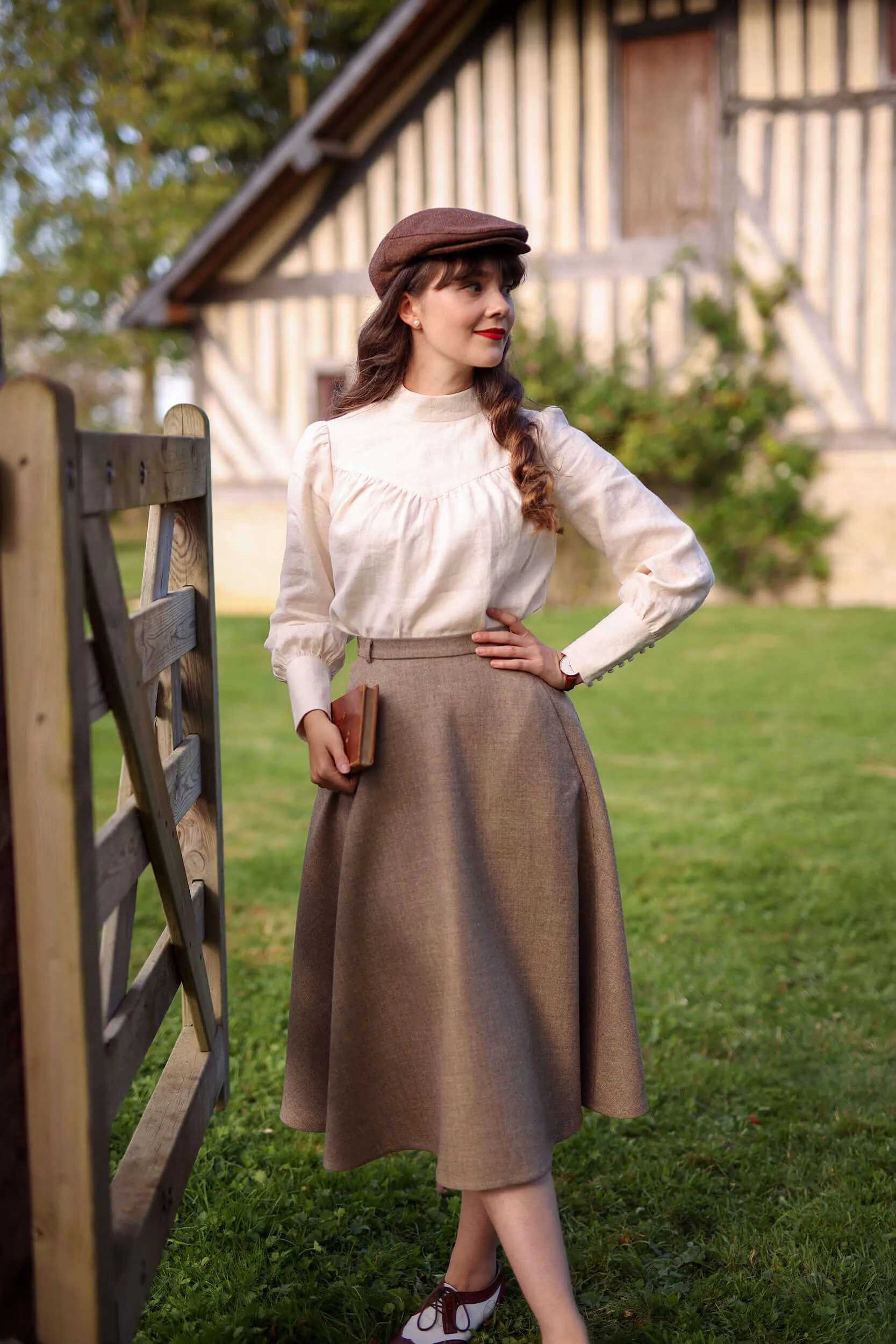 Audrey Wool Skirt