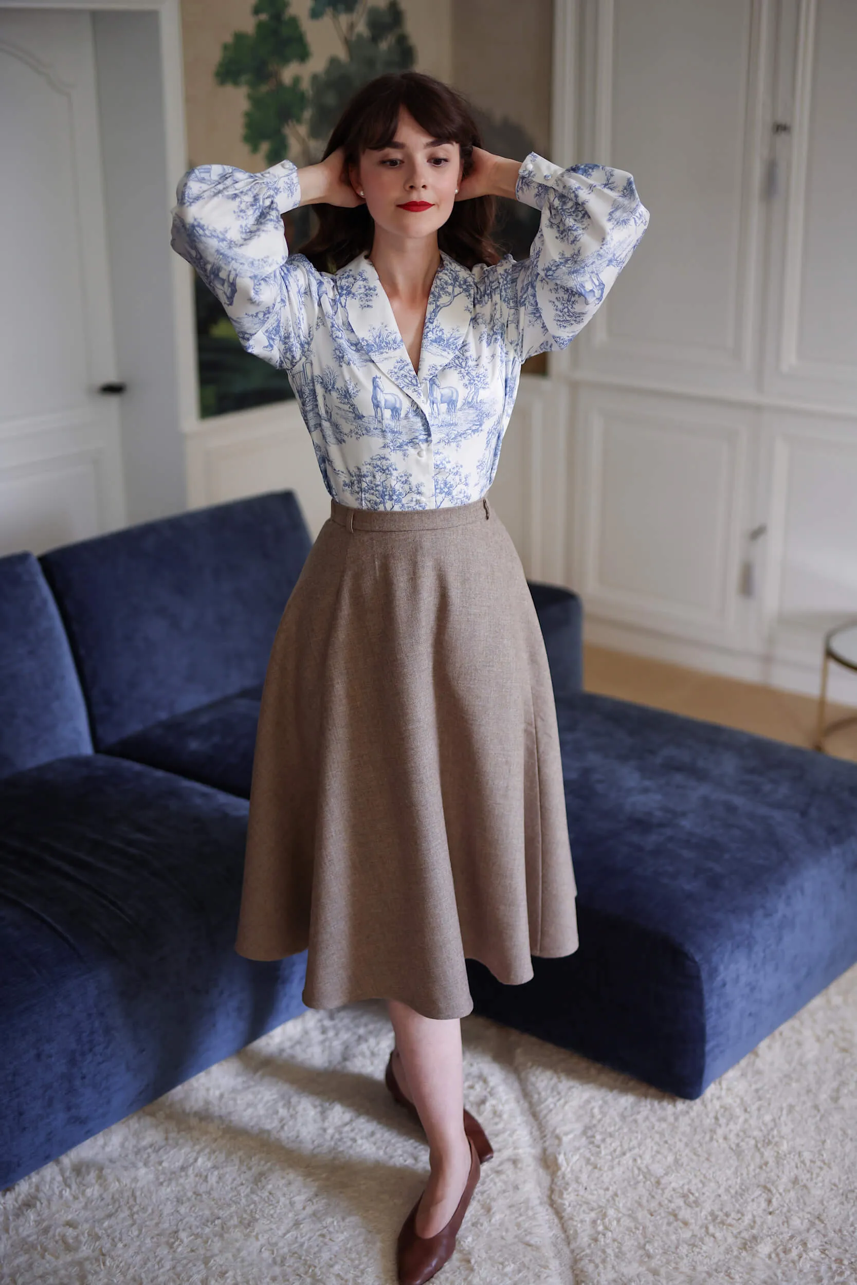 Audrey Wool Skirt