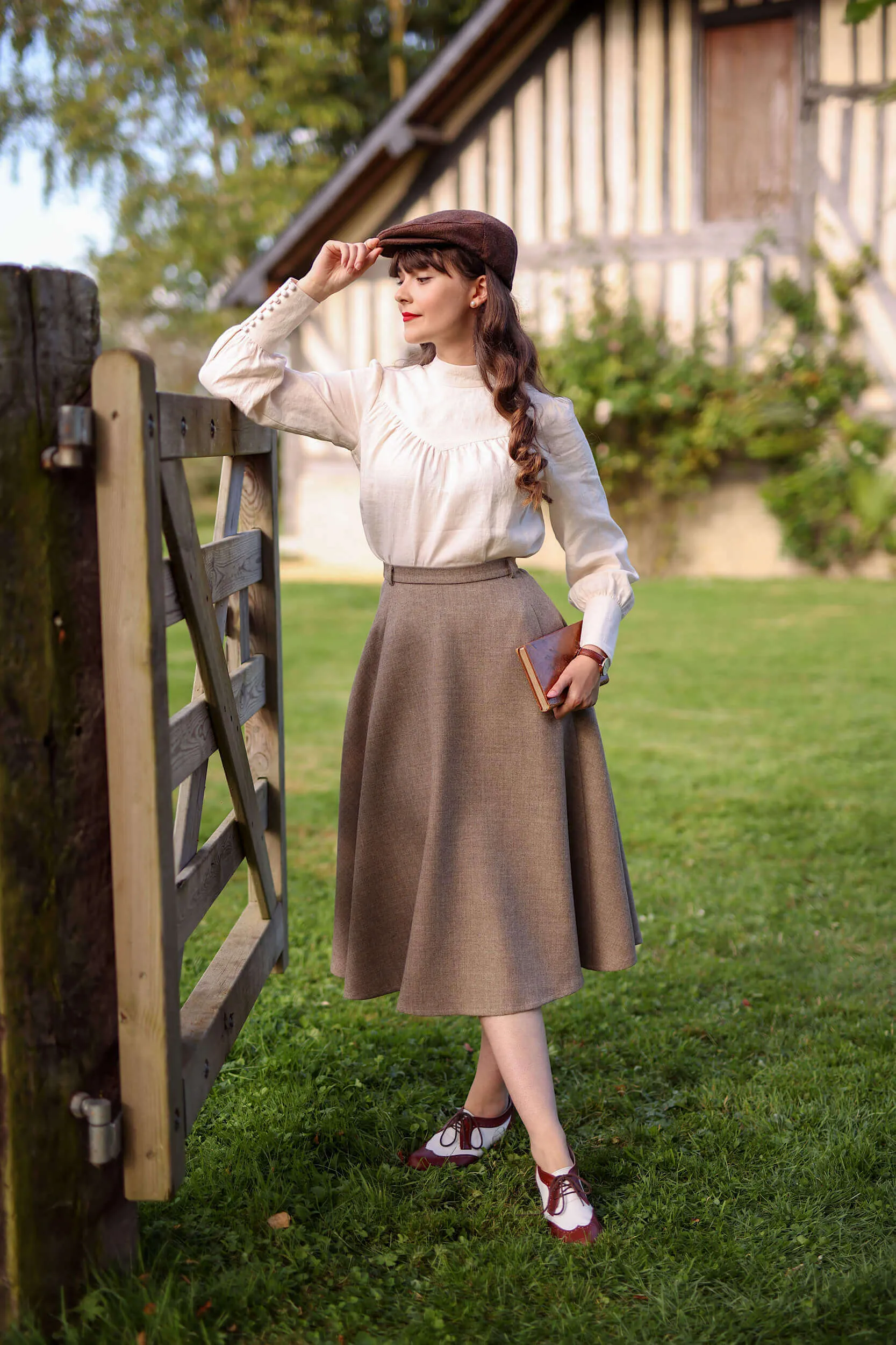 Audrey Wool Skirt