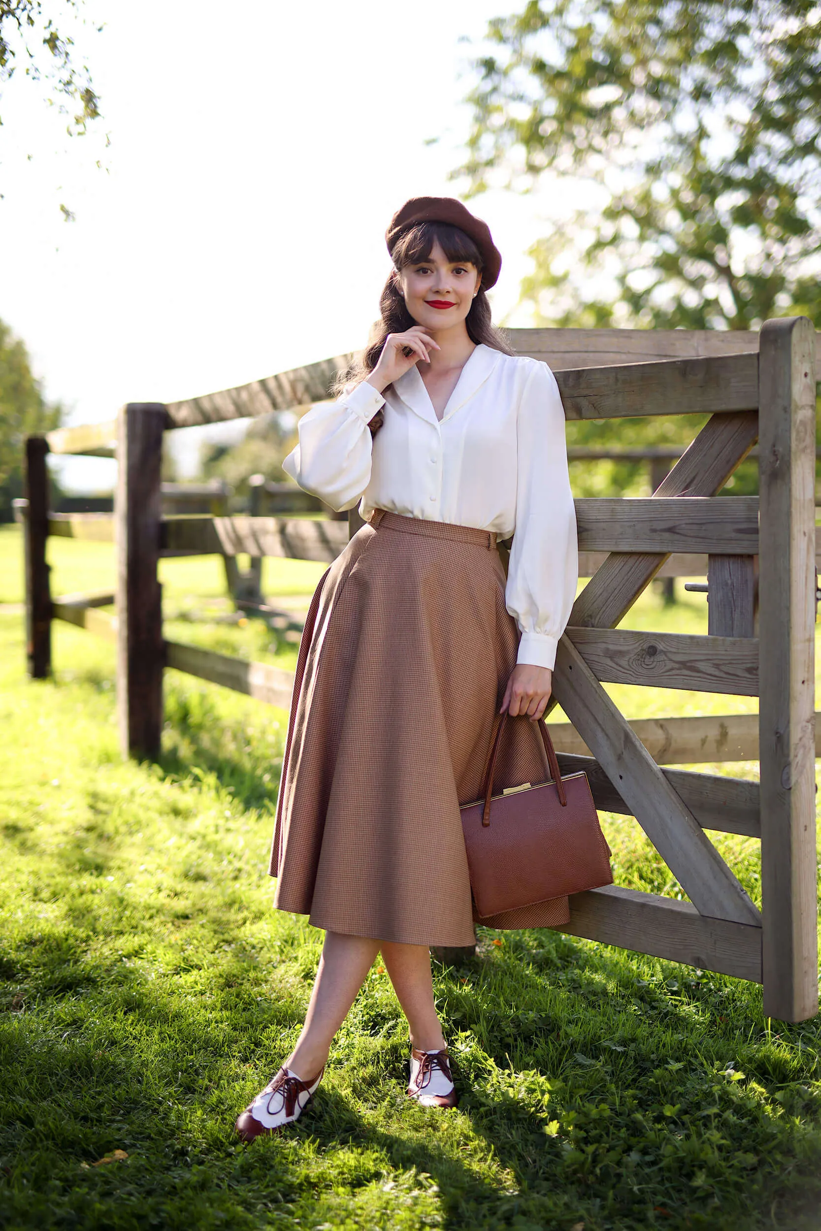 Audrey Wool Skirt