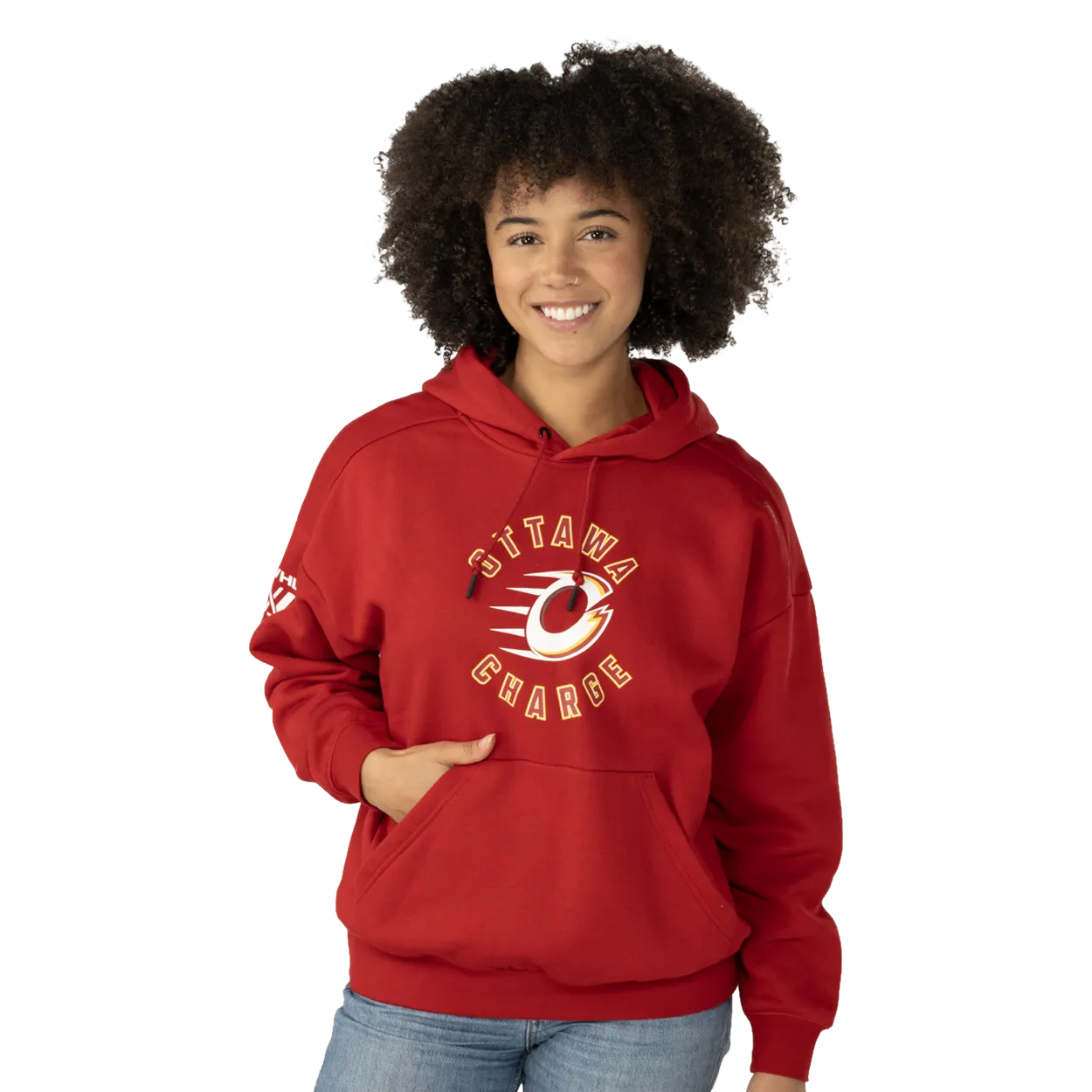 BAUER PWHL TEAM ULTIMATE HOODIE WOMENS OTTAWA CHARGE