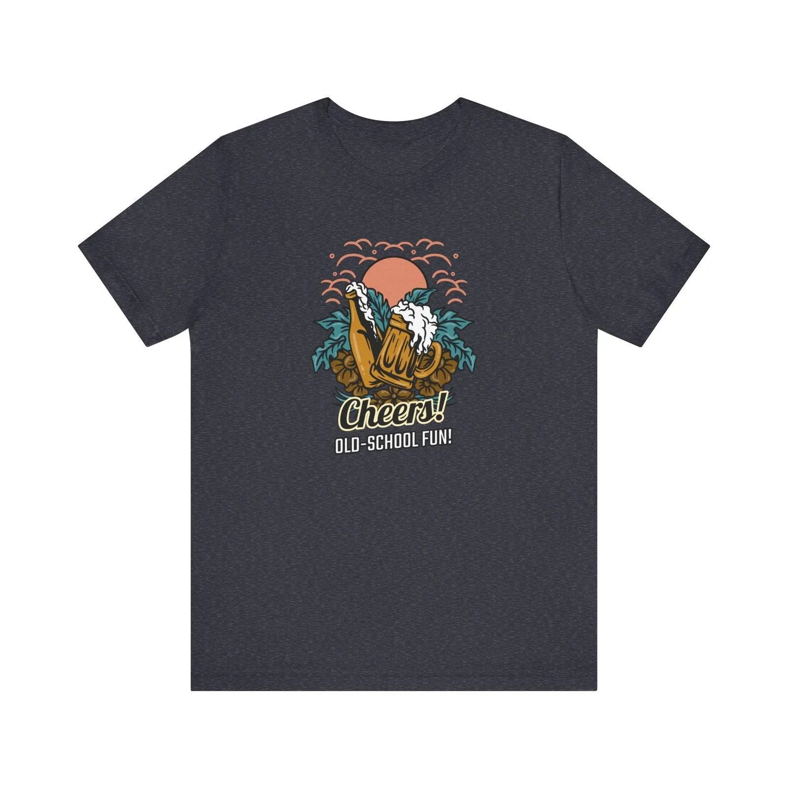 Beach Vintage Cheers Vibes T Shirt