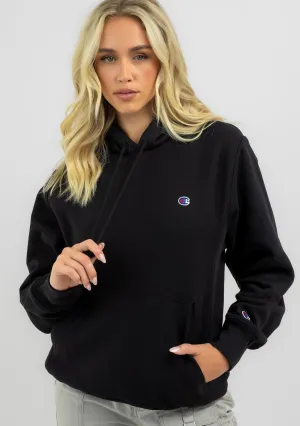 Champion Womens French Terry Hoodie <br> CT6XN BLK