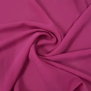 Classic Watermelon Pink Solid Georgette Fabric