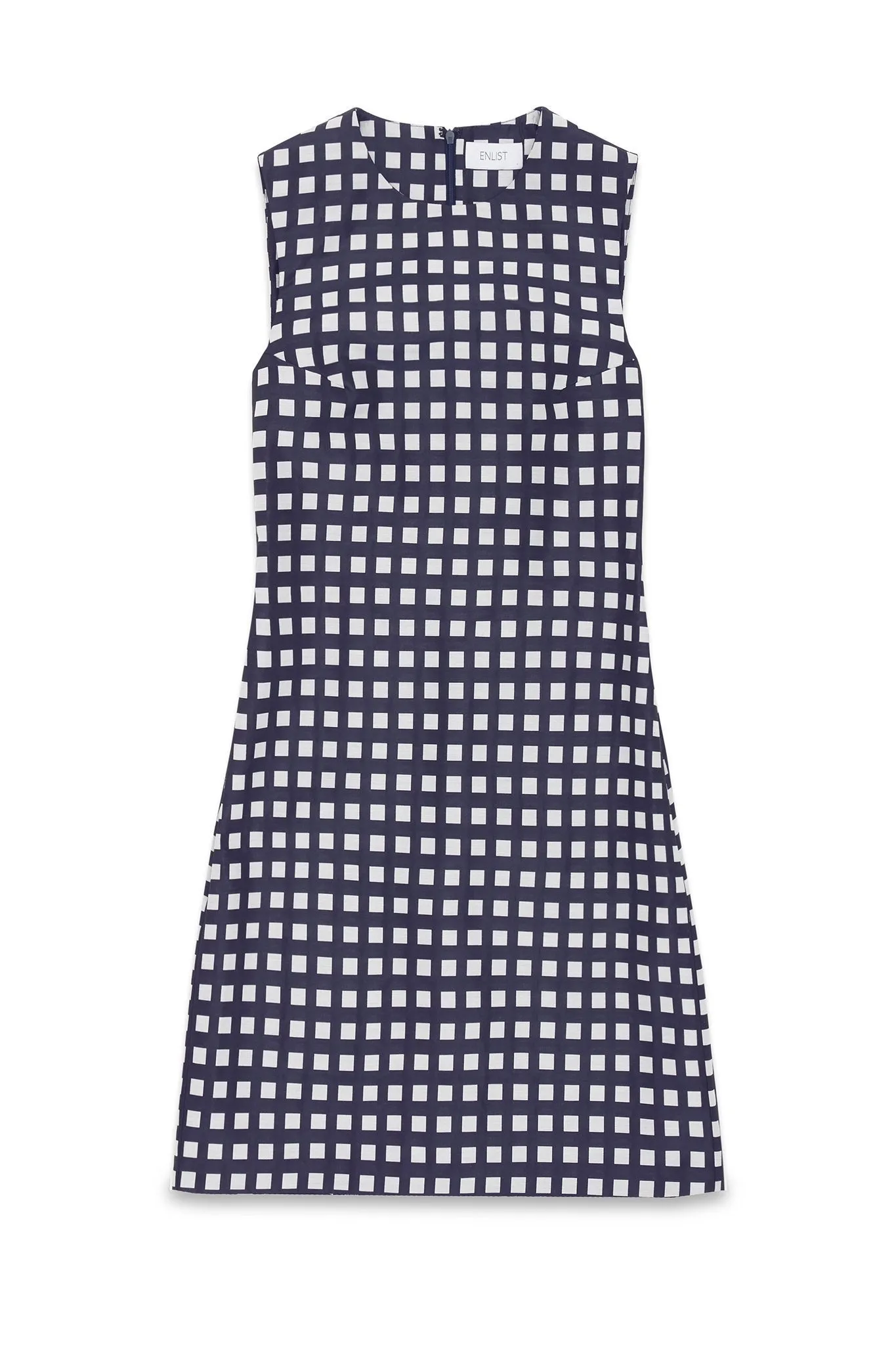 Jacquard Box Pleat Dress