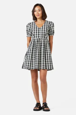 Juno Check Smock Dress