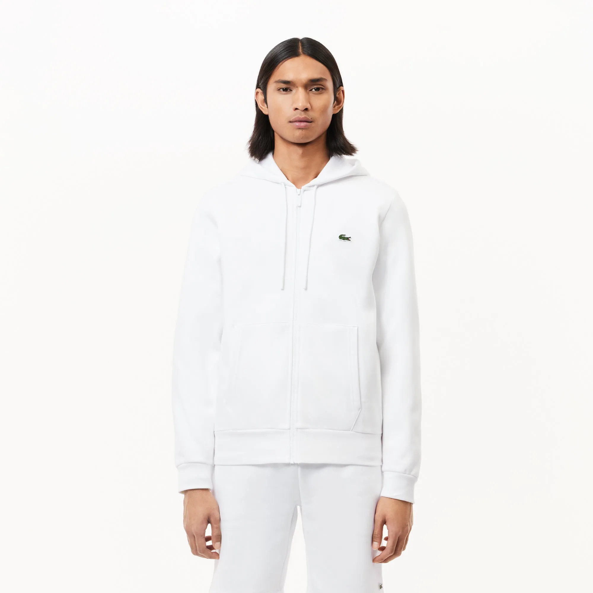 Lacoste Zip-Up Fleece Hoodie