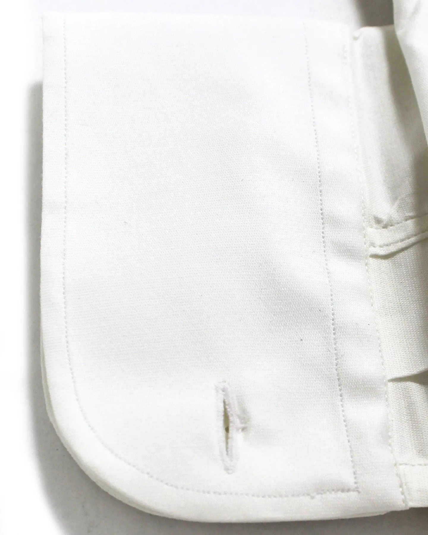 Lardini Dress Shirt White French Cuffs 43 - 17