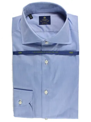 Luigi Borrelli Dress Shirt ROYAL COLLECTION Blue 38 - 15