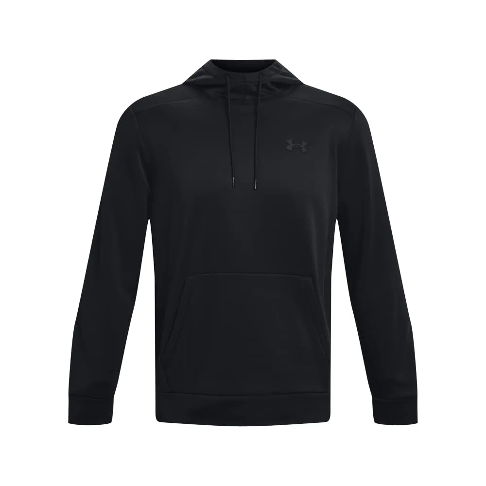 Men's Apparel UNDER ARMOUR ARMOUR FLEECE HOODIE Sweatshirt 1373353-001 BLACK