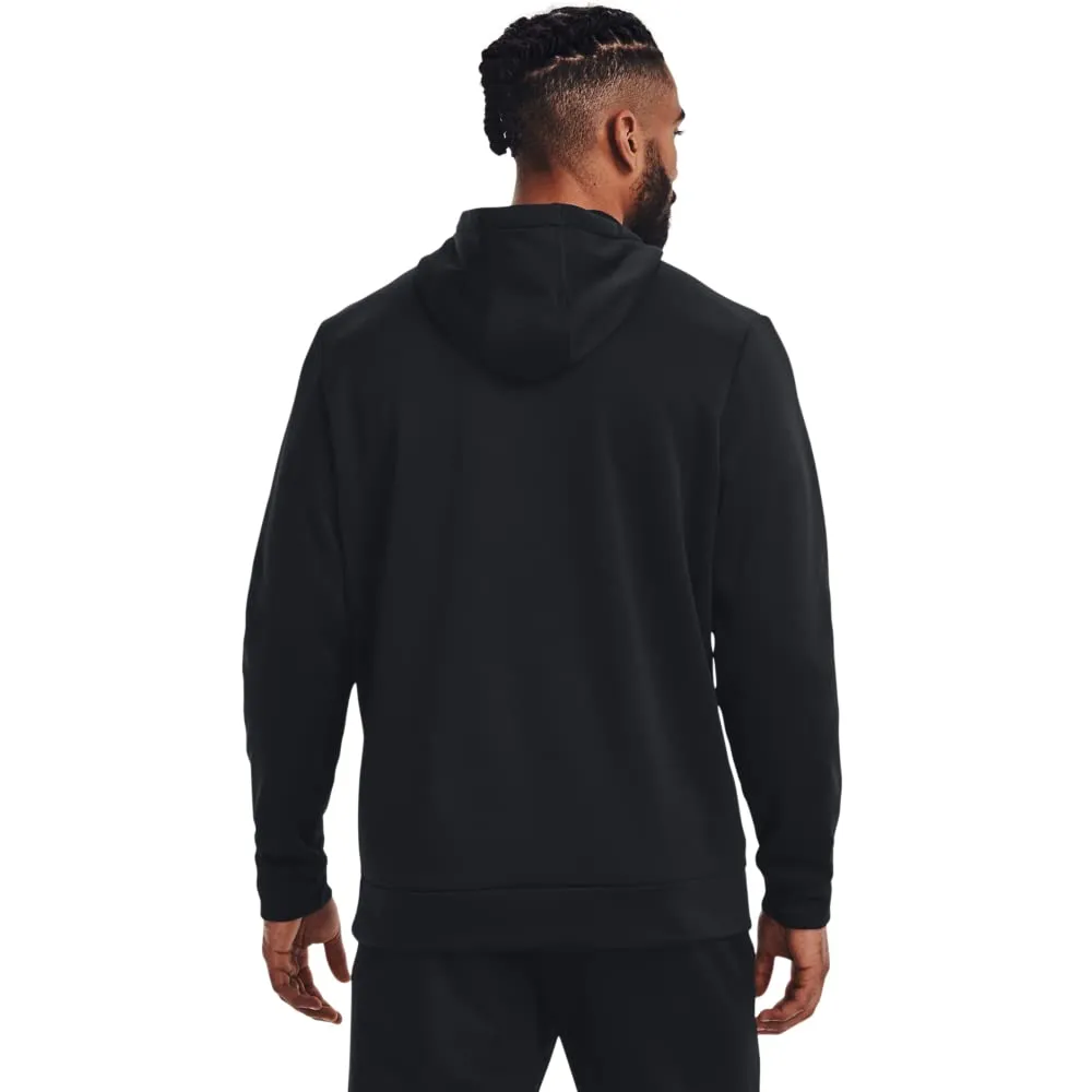 Men's Apparel UNDER ARMOUR ARMOUR FLEECE HOODIE Sweatshirt 1373353-001 BLACK