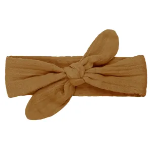 Numero 74 Romy Bow Headband Gold