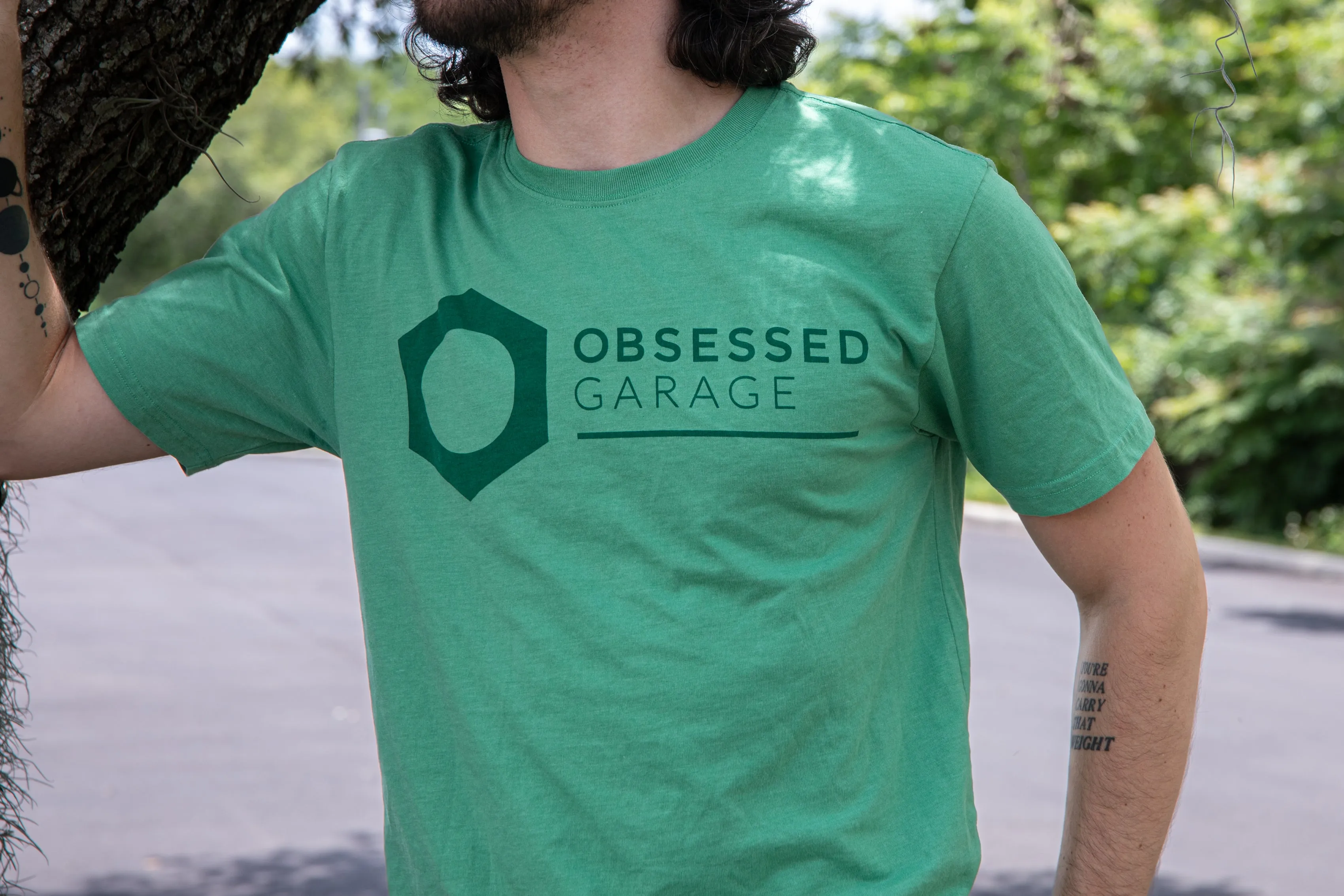 Obsessed Garage Modern Logo Tee