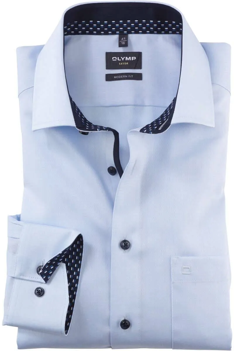 OLYMP - Modern Fit Blue Shirt