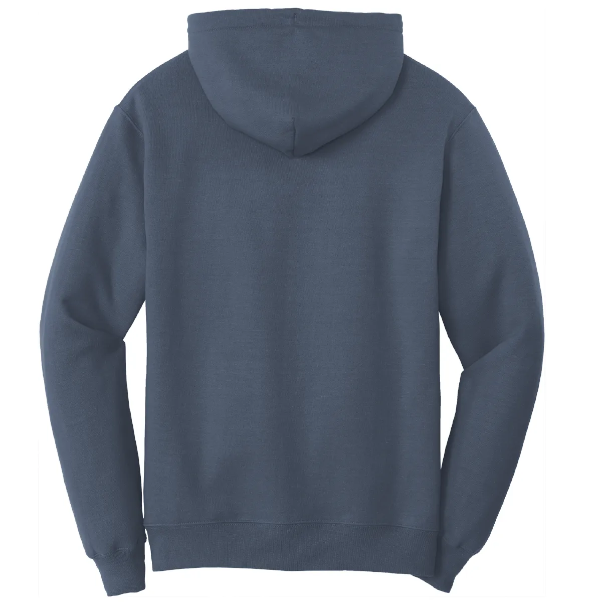 Orange and Blue Cotton Hoodie