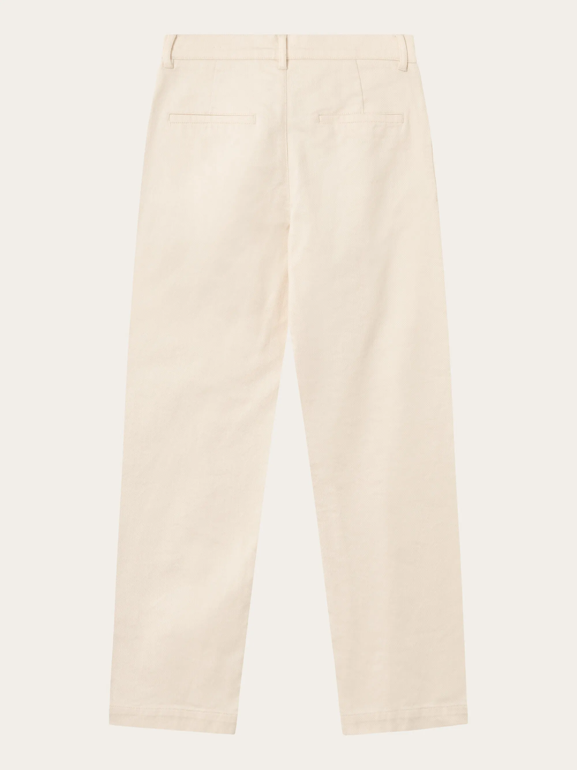 POSEY wide high-rise twill pants - Buttercream