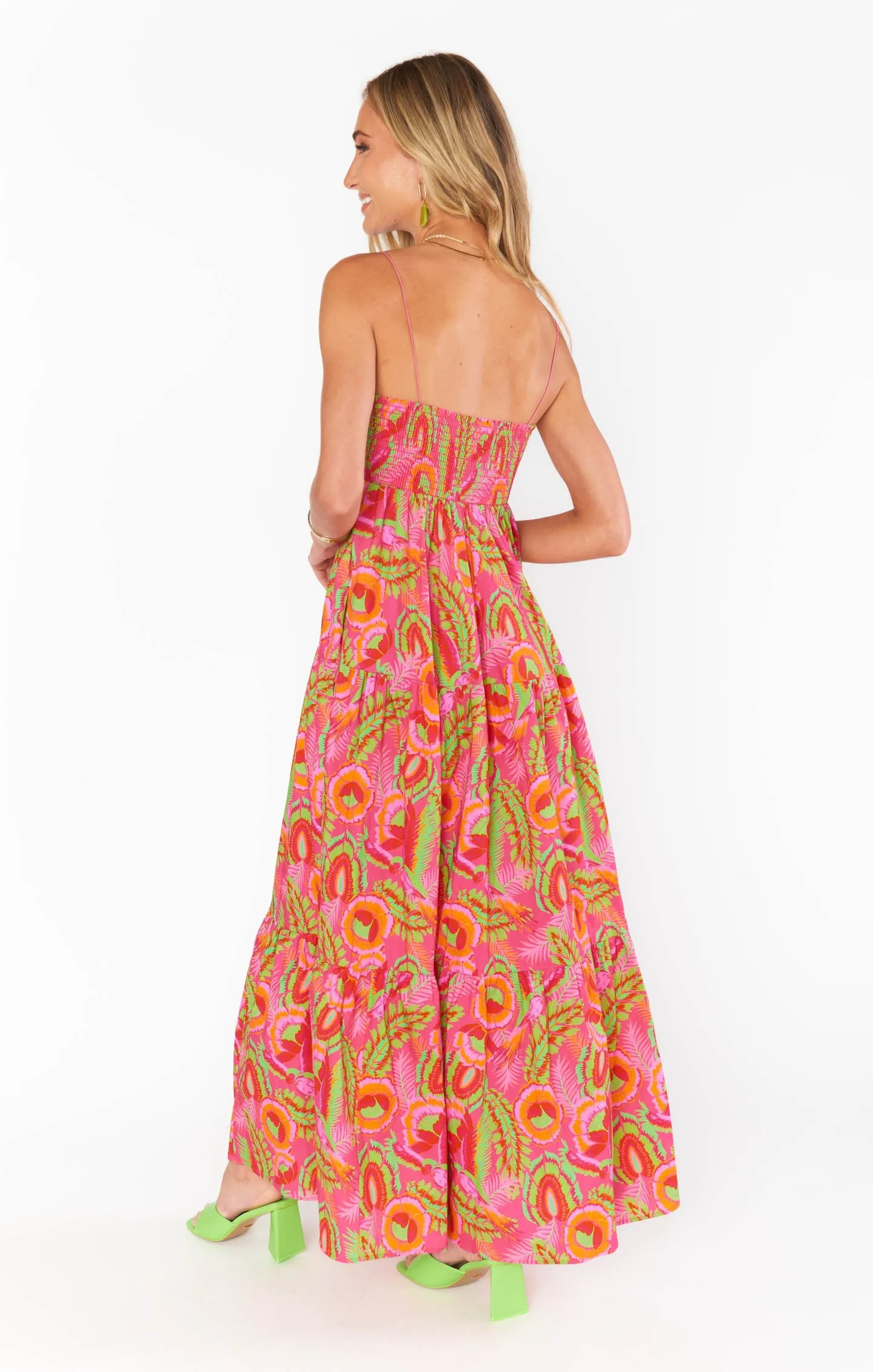 Show Me Your Mumu Long Weekend Maxi Dress in Primary Paradise