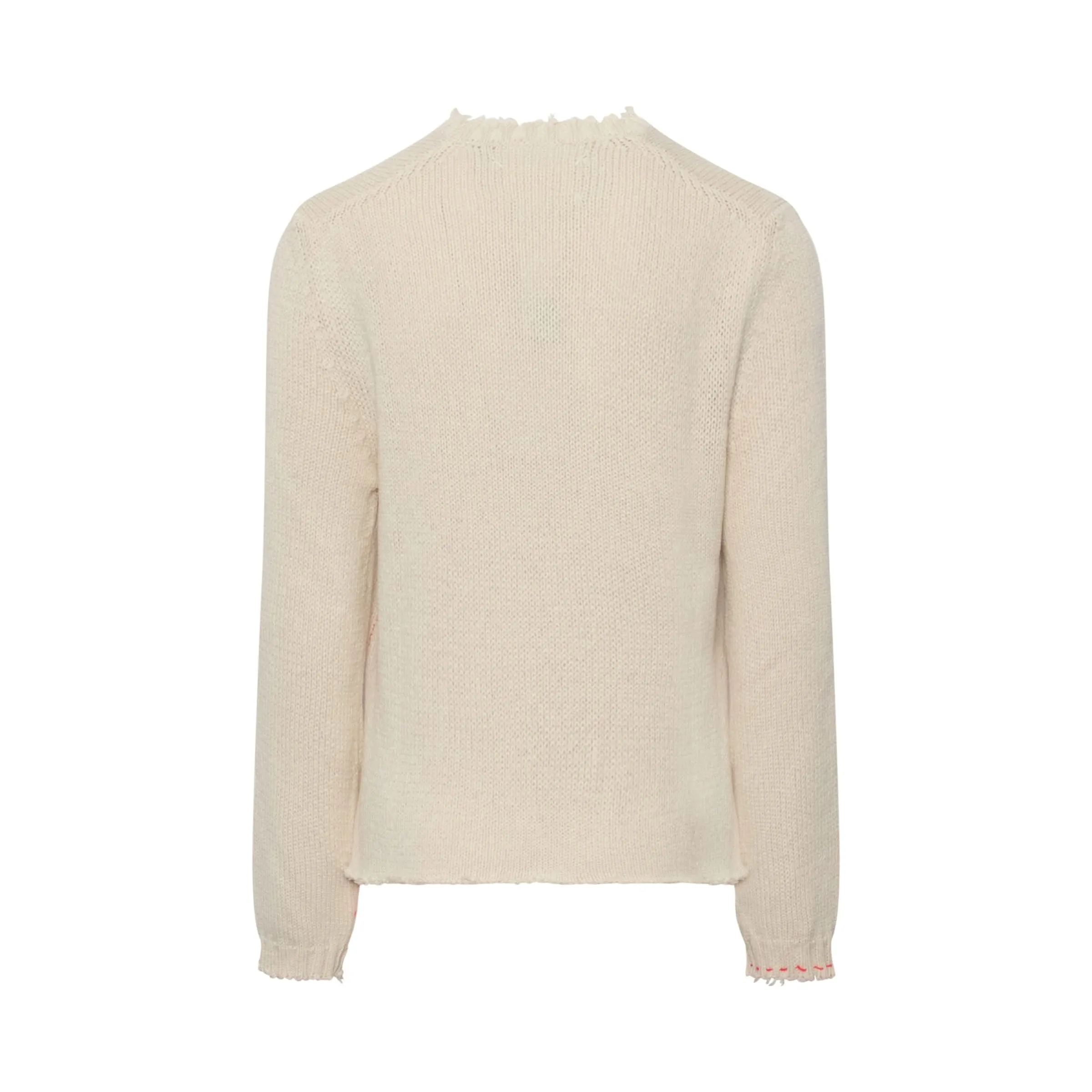 Stitch Detailed Knitwear in White