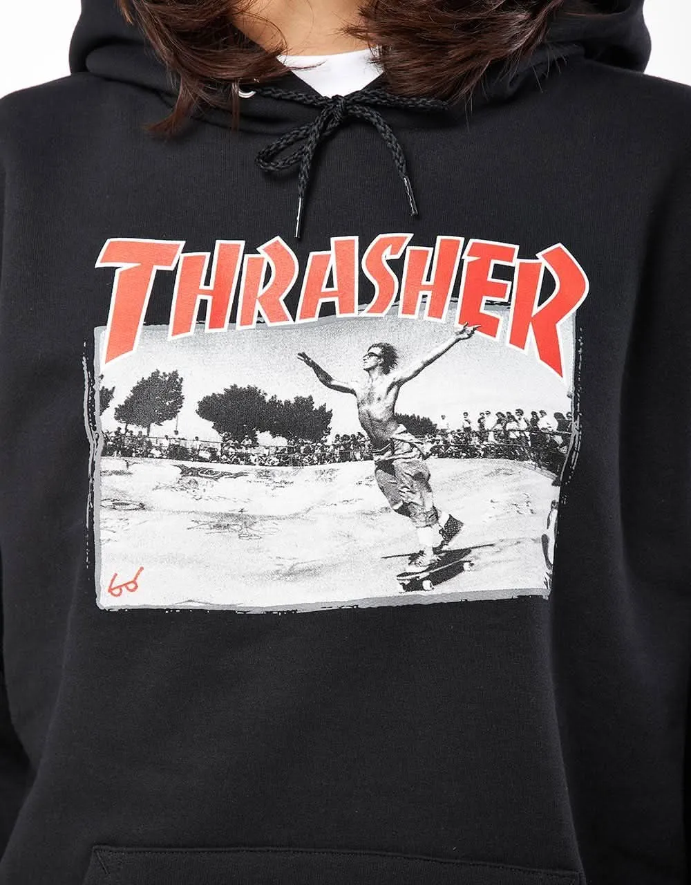 Thrasher Jake Dish Pullover Hoodie - Black