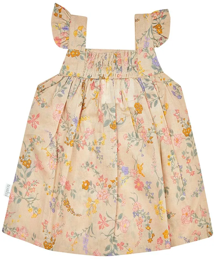 TOSHI BABY DRESS ISABELLE ALMOND