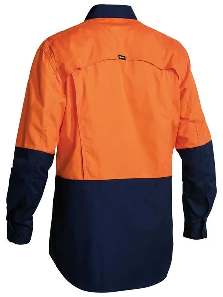 Two Tone Hi Vis X Airflow Ripstop Shirt Long Sleeve - BS6415