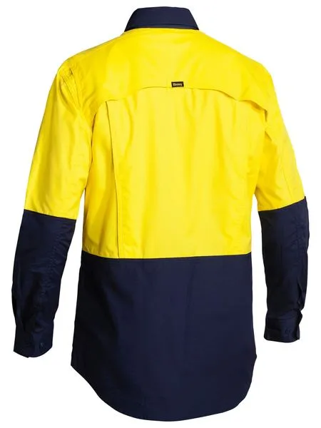 Two Tone Hi Vis X Airflow Ripstop Shirt Long Sleeve - BS6415