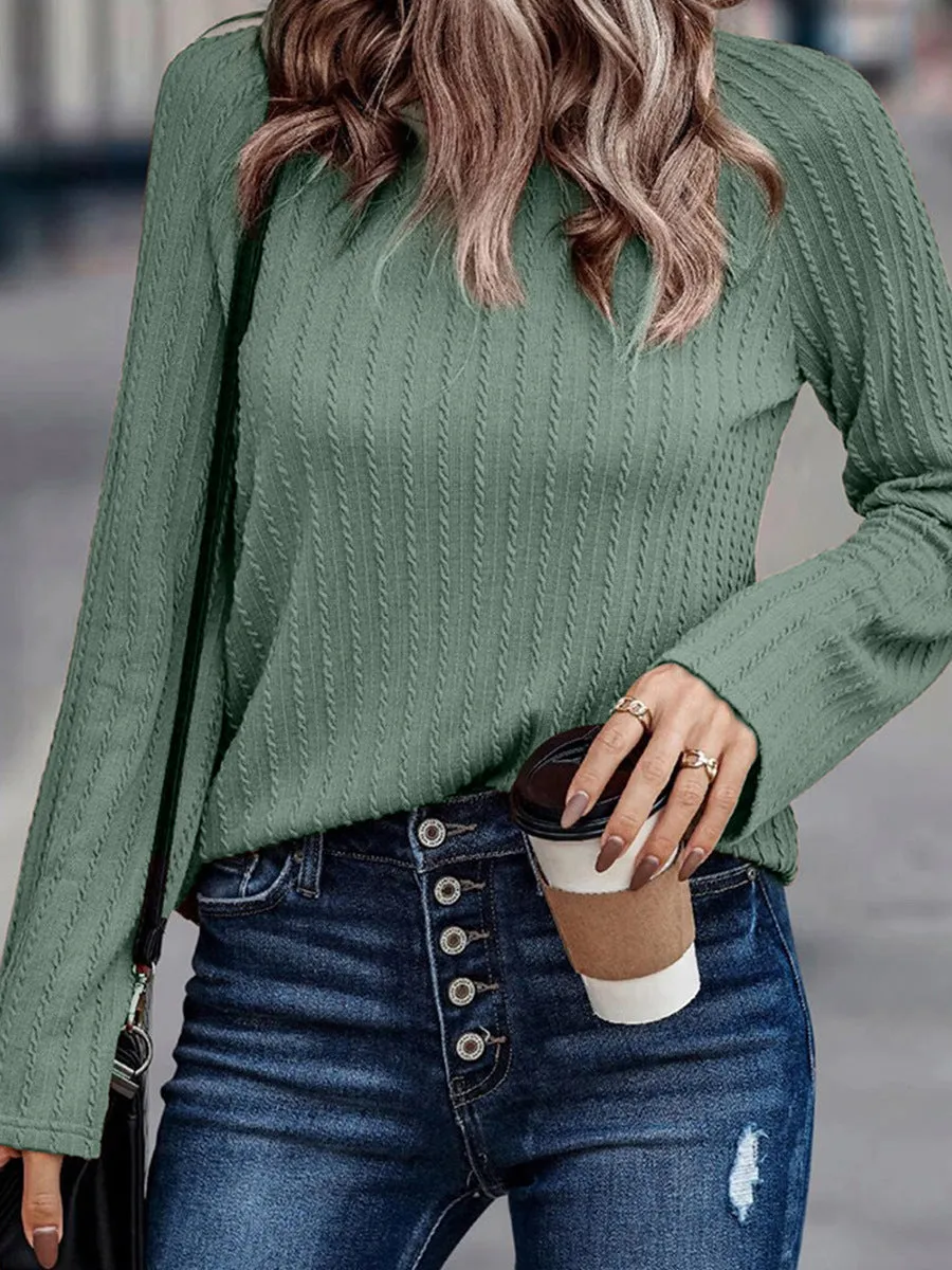 Women's Autumn Solid Color Knitwear